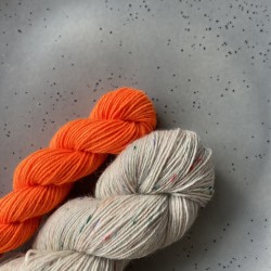 Crazy Sock Set Tweed/Orange