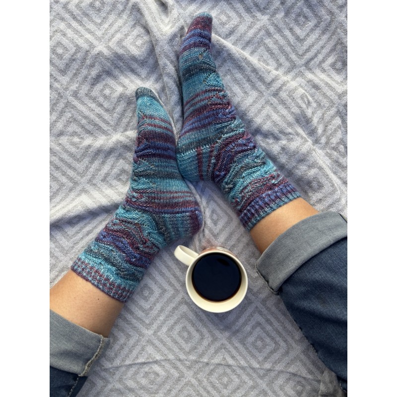 Waves Socks - wzór
